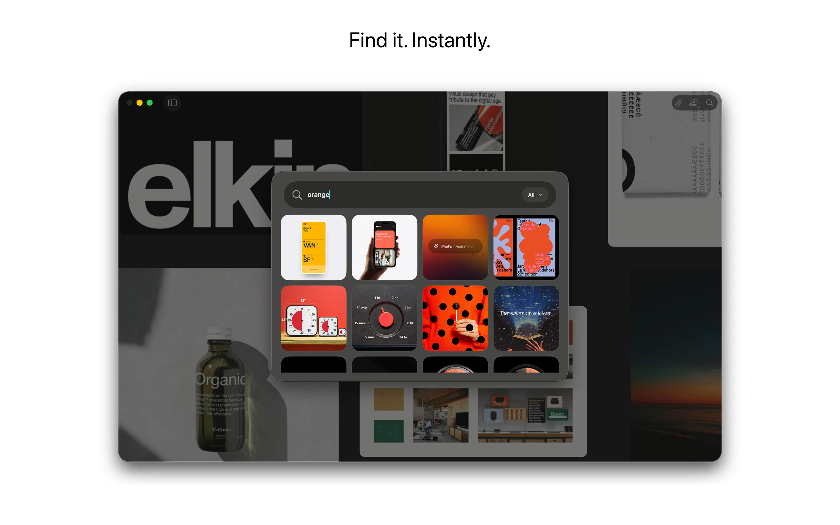 Reference gallery on Mac