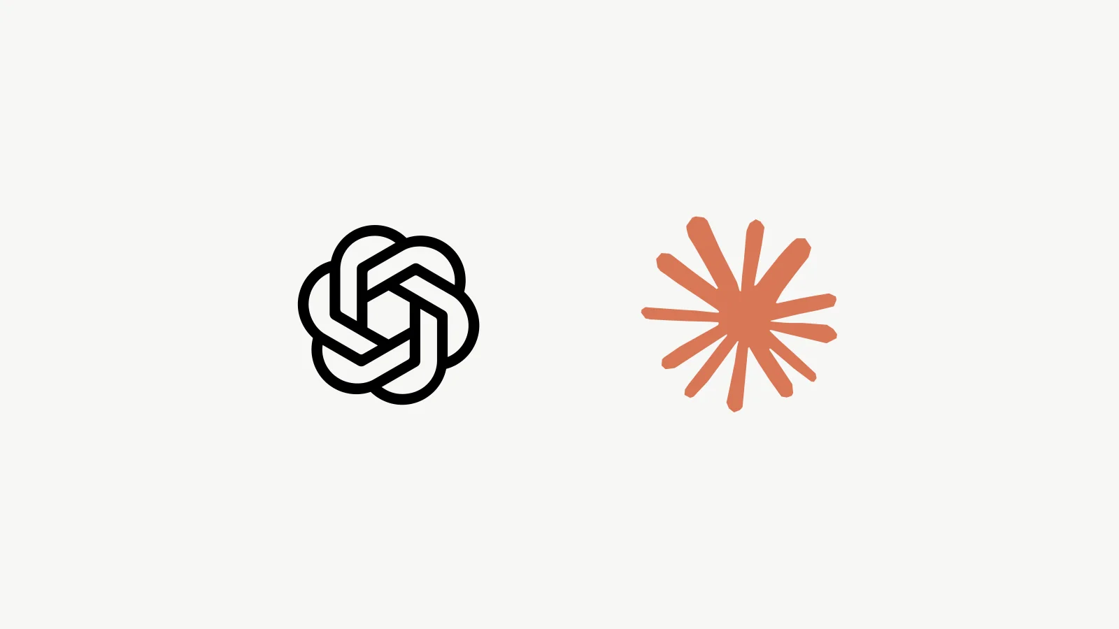 OpenAI and Anthropic symbols side by side, representing AI clients that can connect to Reference Board with MCP